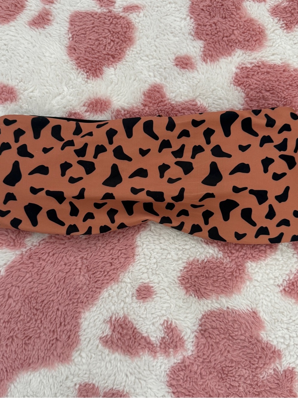 Leopard Print Padded Bandeau Bikini Top Small Strapless Animal Print Bikini Y2K